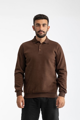 Qwerty Sweat Polo Yaka Clasıc Çok Renkli