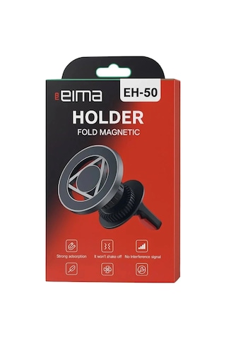 Eima Eh-50 Manyetik Araç İçi Telefon Tutucu Havalandırma Petek Klipsli