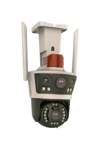 Apronx 6mp 3.6mm Apx-wp262 Çift Kamera 21 Led Wifi Ptz