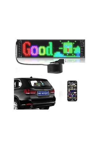 Dekoratif Led Yazı Paneli Rgb Animasyonlu Uzaktan Kumandalı Ekran 399832