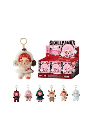 Pop Mart Skullpanda Winter Symphony Serisi Pelüş Figürler, Tam Set, Aksiyon & Koleksiyon Figürleri Karakter Figürü