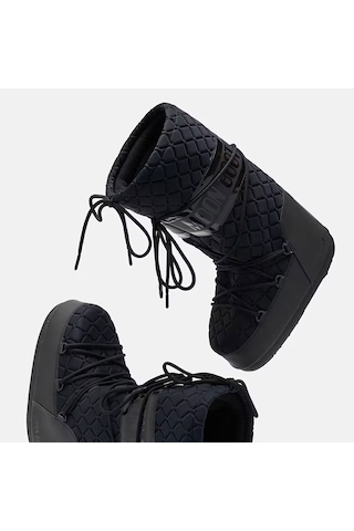 Kar Botu Kadın 80d1402930-n001 Moon Boot Icon Quilt Black Siyah