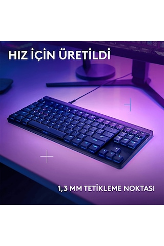Logitech G515 TKL Türkçe Tuş Dizimi Tactile Kablolu Oyuncu Klavyesi