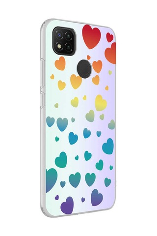 Redmi 9c Kılıf M-blue Desenli Kapak - Heart No3 Heart No3 Heart No3