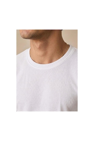 Regata Erkek/unisex Desenli Bisiklet Yaka Basic T-shirt Beyaz