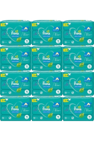 Prima Islak Havlu Mendil Temiz Ve Ferah Bebek Kokulu (36 Lı Set)
