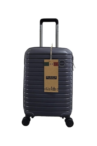 Oleets Kabin Boy Polipropilen Süper Esnek Kırılmaz Tekerlekli Valiz-bavul Füme