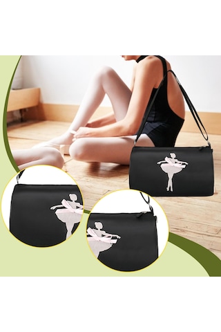 Suntek Kızlar Için Spor Çantası Tatlı Bale Dans Gösterileri MAvi