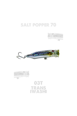 Fujin Salt Popper 70 mm 9.5 gr Su Üstü Maket Balık