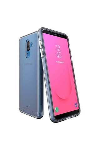 Galaxy J8 Kılıf Zore Gard Silikon Renksiz