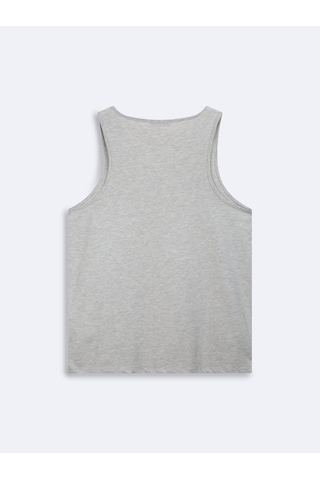 LTB Vintage Efektli Gri Atlet Gri