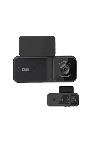 Inox-x607 4g Ve Gps Destekli Çift Yönlü Araç İçi Kamera - Canlı İzleme Ve Filo Takip Kamerası Dash Cam