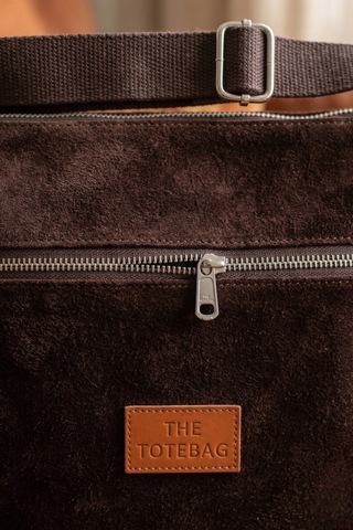 Vellbags Çikolata Kahve Kadın Omuz Çantası Modern Fermuarlı Günlük Çanta Acıkahve