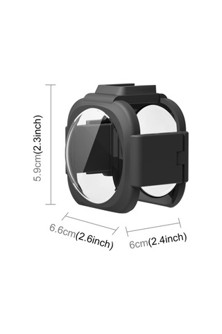 Puluz Lens Koruyucuları Soğuk Ayakkabı Montajlı Lens Siyah