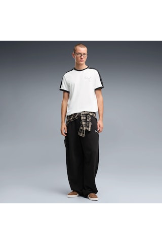 Puma T7 Ringer Tee Erkek Beyaz Tişört 636726-02