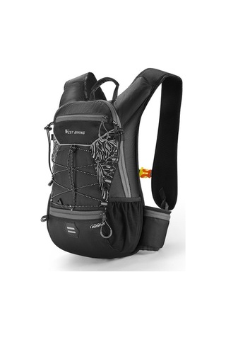 Maoyaya Dağ Bisikleti Ve Yürüyüş Çantası - 16l, Hafif, Su Geçirmez, Siyah Turuncu Kırmızı Kırmızı