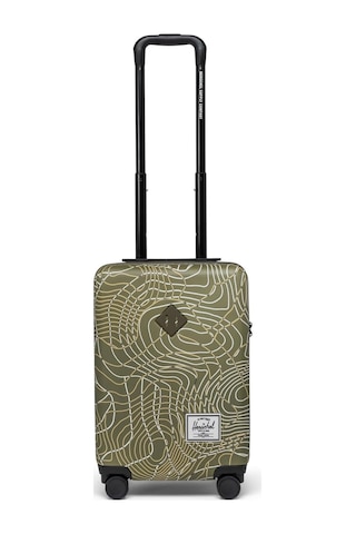 Herschel Heritage Hardshell Carry On Luggage Kabin Boy Valiz 11197 Ivy Green Topography Çok Renkli
