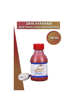 Bağcık + Altın Yunus Cilalı Ayakkabı Bakım Boyası 100 Ml Set 001