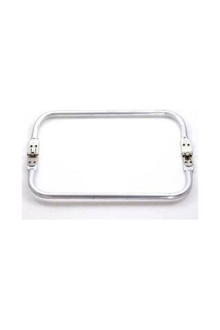 2K Gizli Metal Çanta Bursu 27 Cm - Metal Çanta Aparatı Çanta Aksesuarı Açık Ahşap