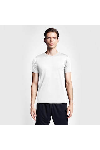 Lescon Erkek Kısa Kol T-shirt 25s-1220-25n Beyaz