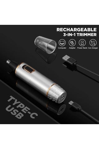 Erkek Şarj Edilebilir Burun Tıraş Makinesi