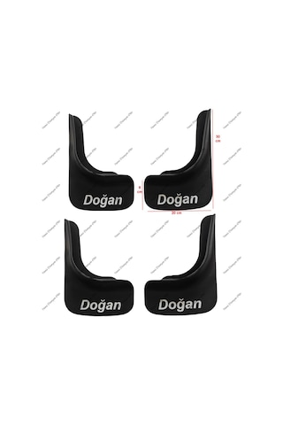 Tofaş Doğan Uyumlu 4'lü Ön Arka Set Paçalık Çamurluk Tozluk TFS1UX901