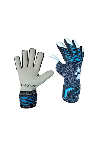 Katze Prime Kaleci Eldiveni Mavi Beyaz Mavi - Beyaz