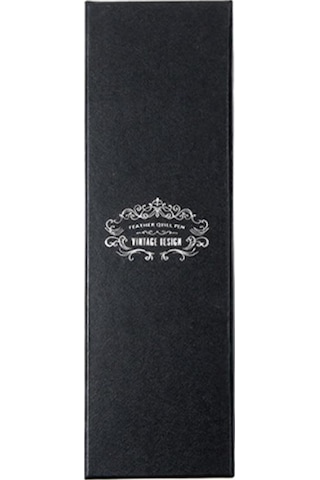 Divit Kalem Gerçek Tüy Kaligrafi Dekoratif Yazı Siyah Renk
