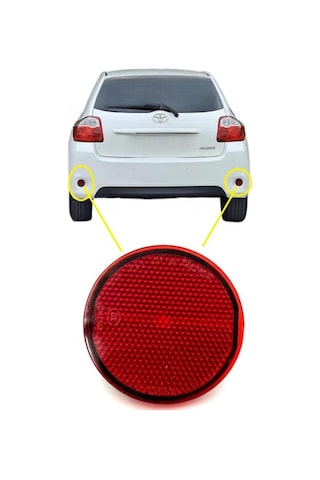 Reflektör Tampon Arka Toyota Corolla 2007-2009 / Auris 2010-2012 1 Adet