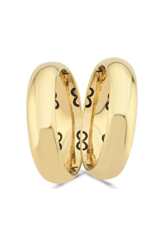 Altın Alyans Klasik 5mm Bayan T12740 Renkli