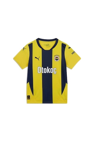 Puma-belixspor Puma 775364-01 Fenerbahçe 24/25 Çocuk Unisex İç Saha Çubuklu Forması Sarı-lacivert Sarı - Lacivert