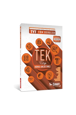 Sınav TYT Tüm Dersler Konu Anlatımlı Tek Kitap -  Sınav Dergisi Yayınları