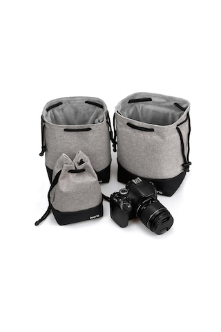 Baona Su Geçirmez Mikro Slr Kamera Çantası Koruyucu Kapak İpli Kılıf Çanta, Renk: Orta Gri Diğer