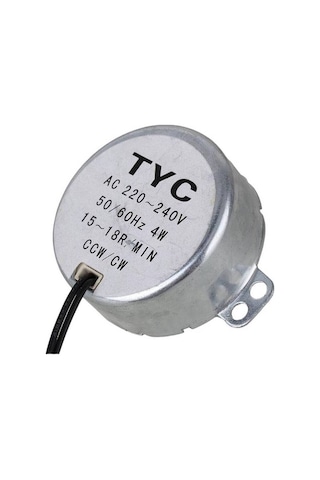 Senkron Motor Tyc Ac 220-240v 50/60hz 15/18 Rpm