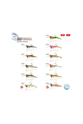Osaka Caridina Shrimp Tpe Yumuşak Karides 7.62Cm 6.5Gr C026