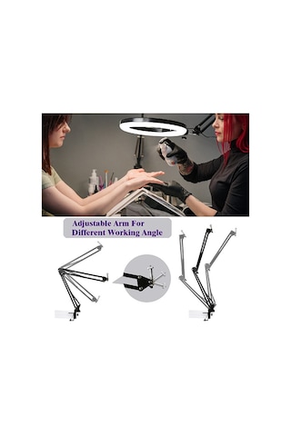 Metal Flexible Masaüstü Sıkıştırmalı Youtuber Ring Light Led Self