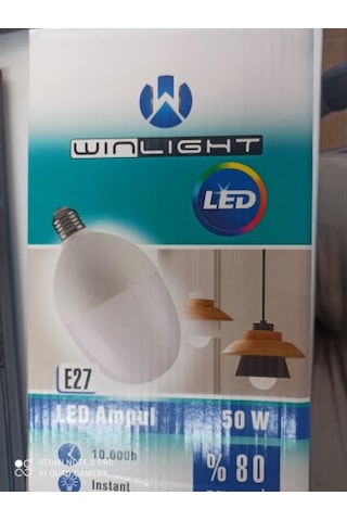 Wınlıght Led Yumurta Ampul. 50W. E27. Beyaz Işık