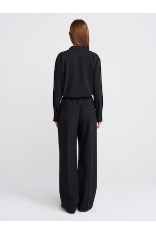 Dilvin 71619 Pijama Pantolon-siyah Siyah