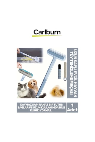 Özel Üretim Çift Taraflı Kaymaz Uzun Ergonomik Saplı Evcil Hayvan Kedi Köpek Tüy Temizleme Fırçası