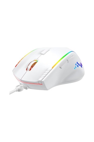 Blueforce Luxor Gaming Gamer Rgb Oyuncu Mouse 12800dpi Beyaz