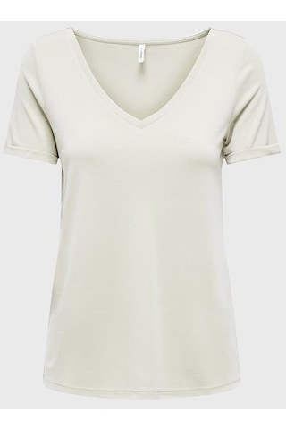 Only Kadın Trixie Life V Yaka T-shirt - 15319135 001
