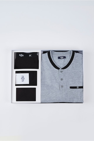 Kığılı 5'li Pijama Patlı Uzun Atlet-boxer-çorap Çeyiz Takımı Çok Renkli