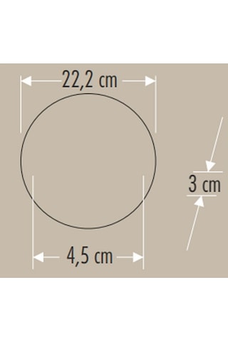 Cata Ct-5664 Sıva Üstü X-Plus LED Panel Armatür Beyaz ışık 40 wat Siyah