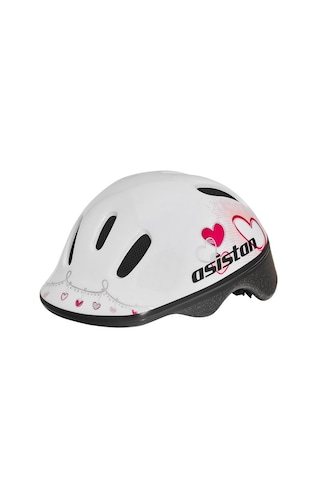 Asistan Cape H2 Çocuk Kaskı Beyaz Xxs Beden Beyaz - Pembe