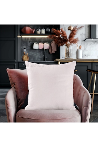 Dekoratif 4'lü Kırlent Yastık Kılıfı Seti - 42 X 42 Cm - Krem