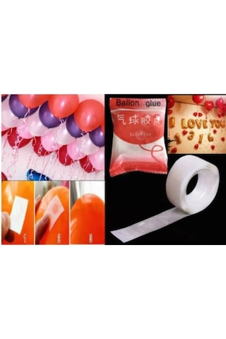 100 Adet Balon Yapıştırma Aparatı Sticker Damla Modeli 1.2 CM 100 Adet Balon Yapıştırma Aparatı Sticker Damla Modeli 1.2 CM