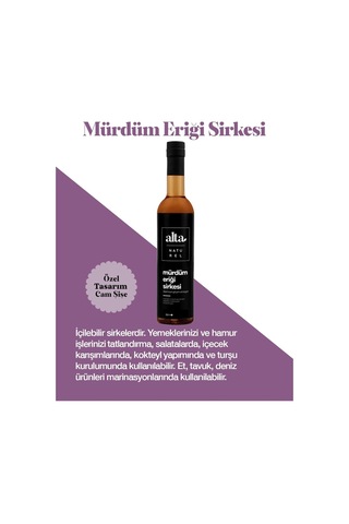 Alta Naturel Doğal Fermente Mürdüm Eriği Sirkesi 250 ML