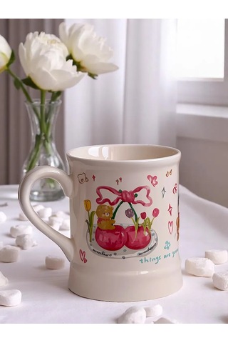 Arthomes Çay Ve Kahve İçin Seramik Kup Çay Ve Kahve Kupu 407662259 Sütlü