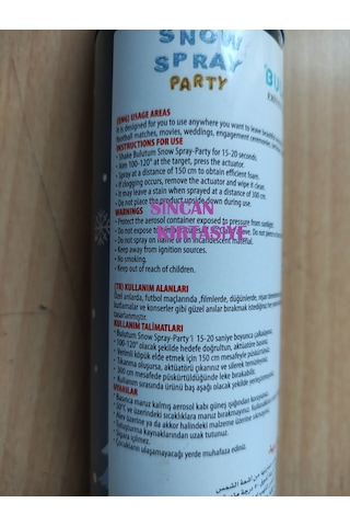 Eriyen Kar Spreyi 2 Adet
