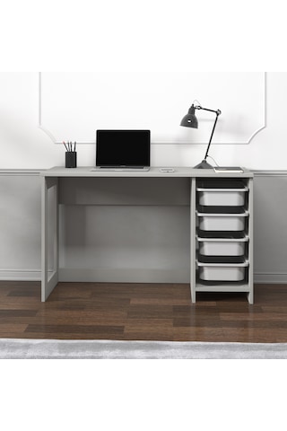 Hero Modern Çalışma Masası - 120 Cm Gri